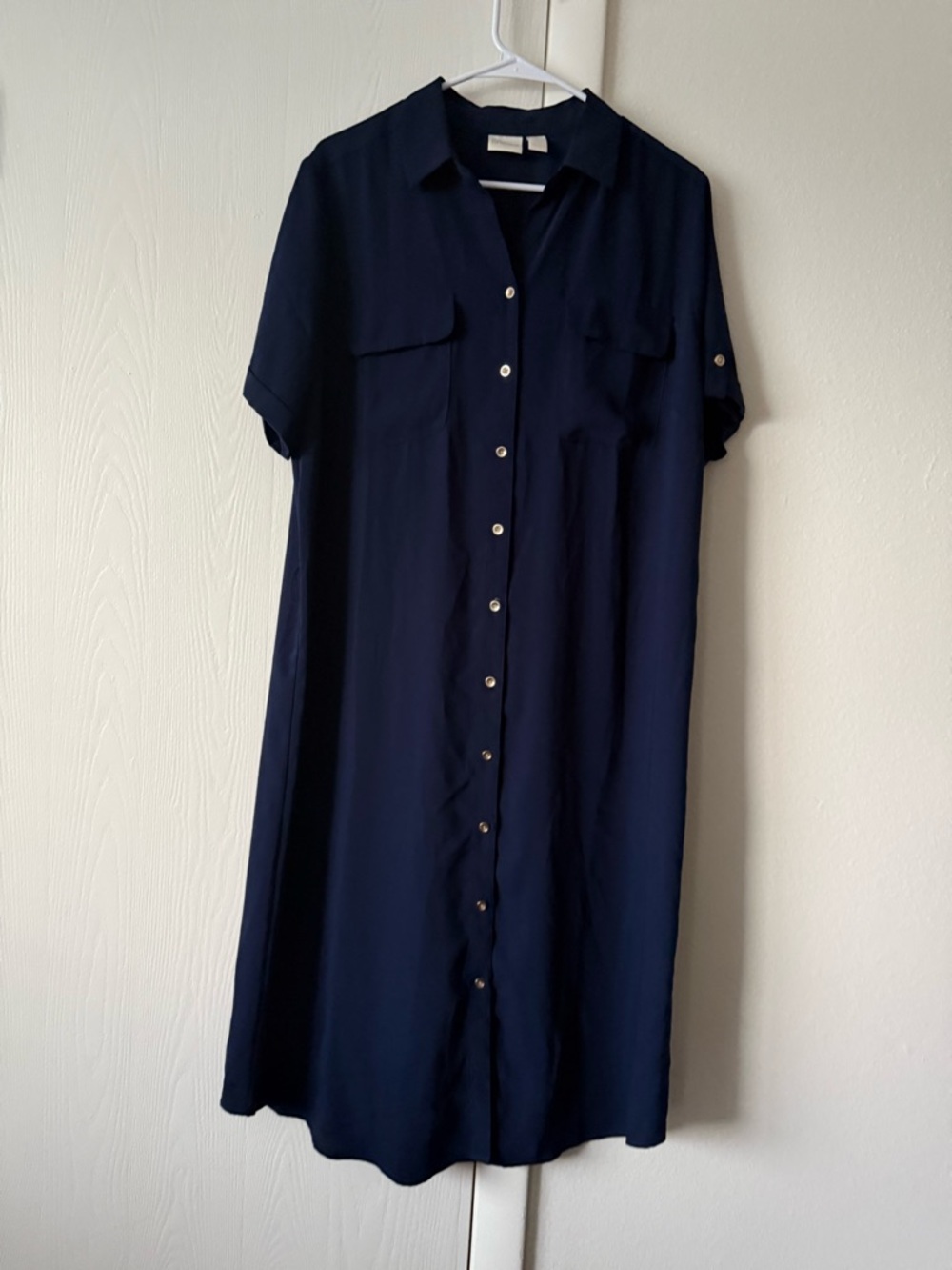 Navy blue Button down Dress